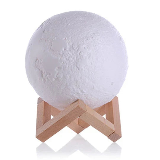Lampa de veghe MoonLED in forma de luna | Lumina calda si relaxanta pentru copii si adulti | Design decorativ si portabil