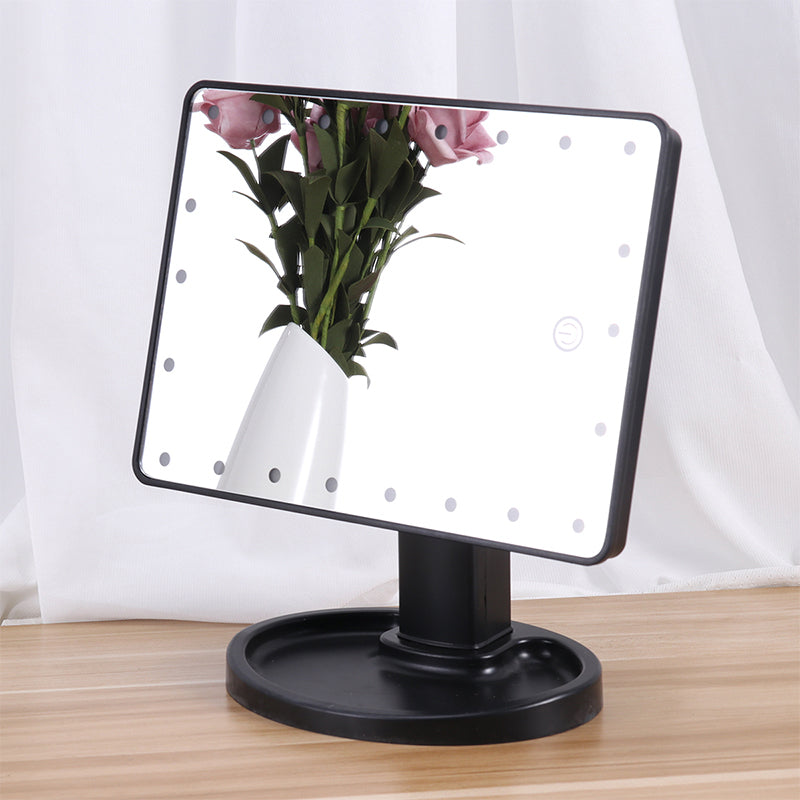 Oglinda cu LED pentru machiaj cu functie touchscreen | Lumina reglabila, design elegant | Ideala pentru machiaj precis si ingrijire personala
