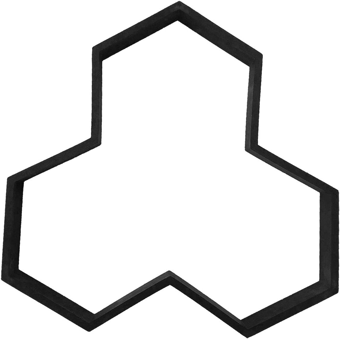 Matrita pavaj beton Model 1 – 36x36 cm | Forma geometrica tip fagure decorativ | Reutilizabila pentru alei si curte DIY