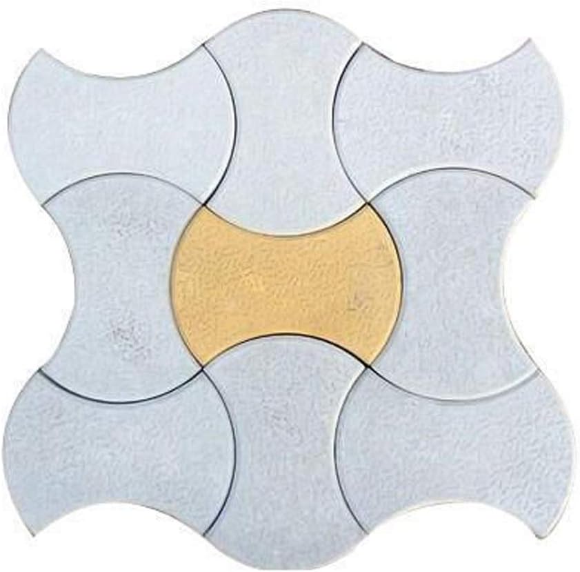 Matrita pavaj beton Model 1 – 49x49 cm | Forma neregulata piatra naturala | Turnare decorativa pentru curte si gradina DIY