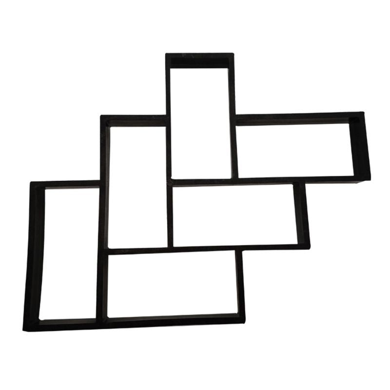 Matrita pavaj beton Model 2 – 50x40 cm | Forma caramida tip zig-zag | Reutilizabila pentru dale decorative curte si alei