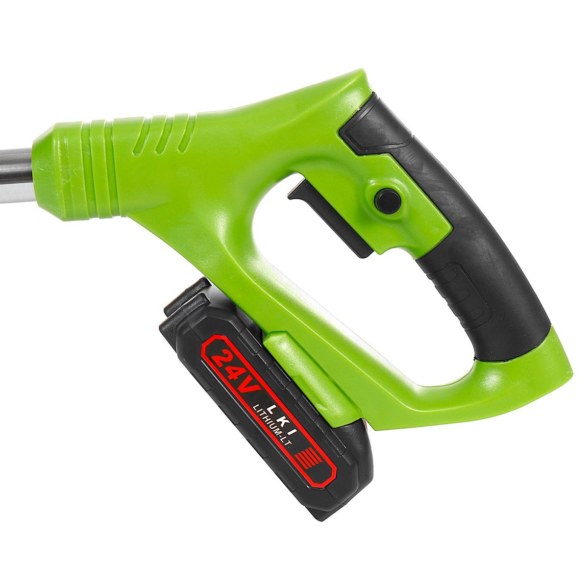 Motocoasa electrica pentru gradina si curte profesionala, de 24V, 3000 mAh, 15000 RPM, cu acumulator inclus
