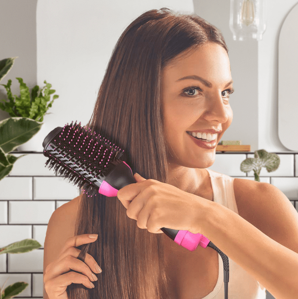 Perie electrica fixa StyssiPro 3in1 pentru uscare si volum | 3 trepte caldura, putere 1000W | Coafare rapida, design ergonomic si eficient