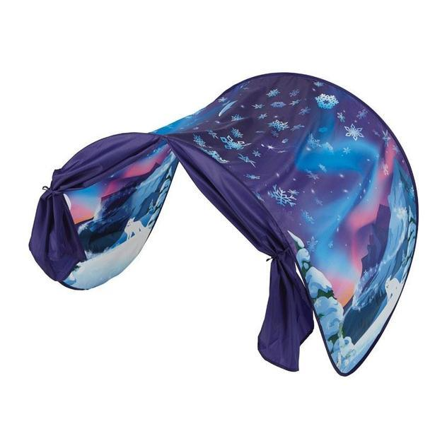 Cort pentru pat copii cu design calmant | Spatiu sigur si confortabil pentru somn linistit | Accesoriu pat joaca si odihna