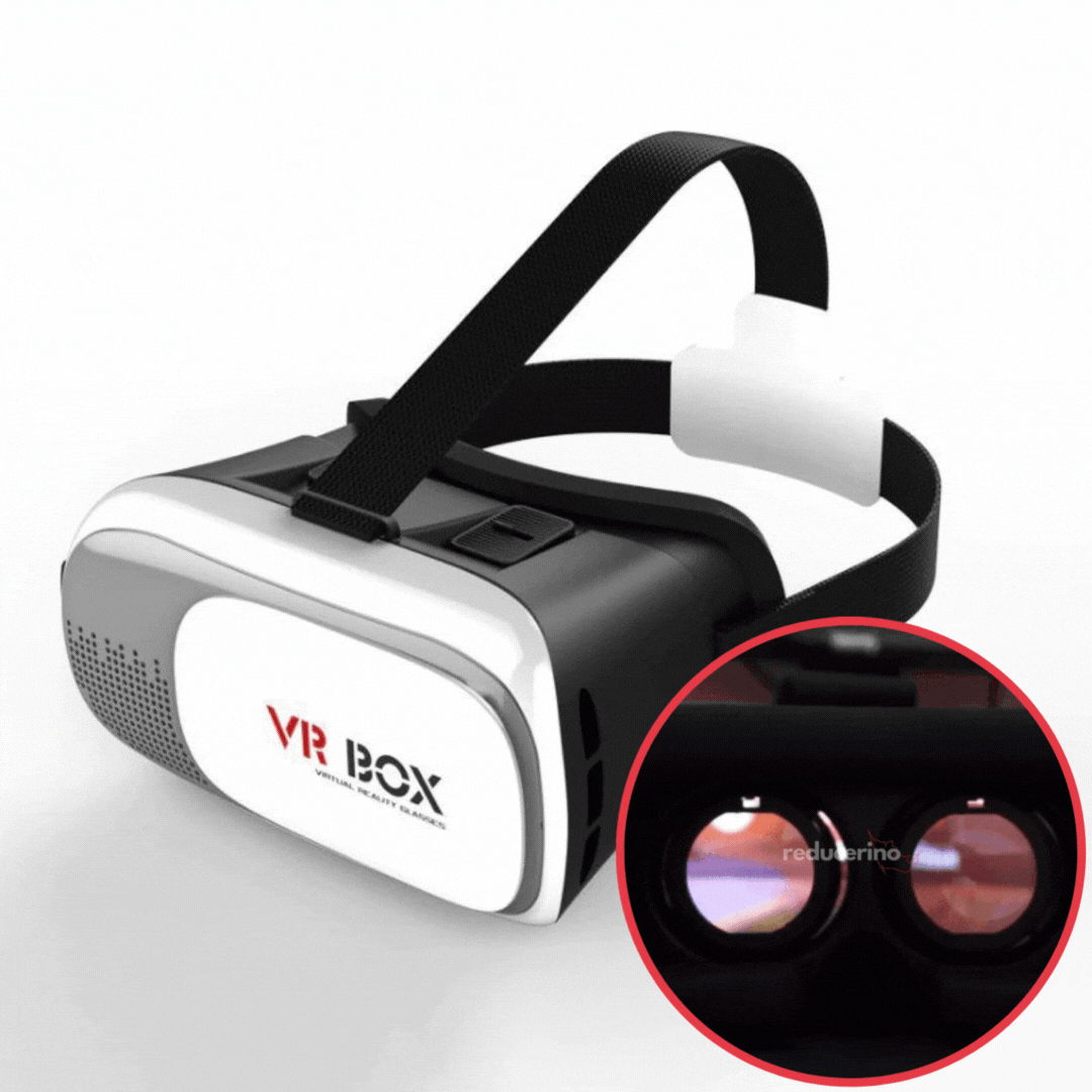 Ochelari VR pentru telefon cu lentile HD | Realitate virtuala compatibila Android si iPhone | Experienta 360 pentru filme si jocuri