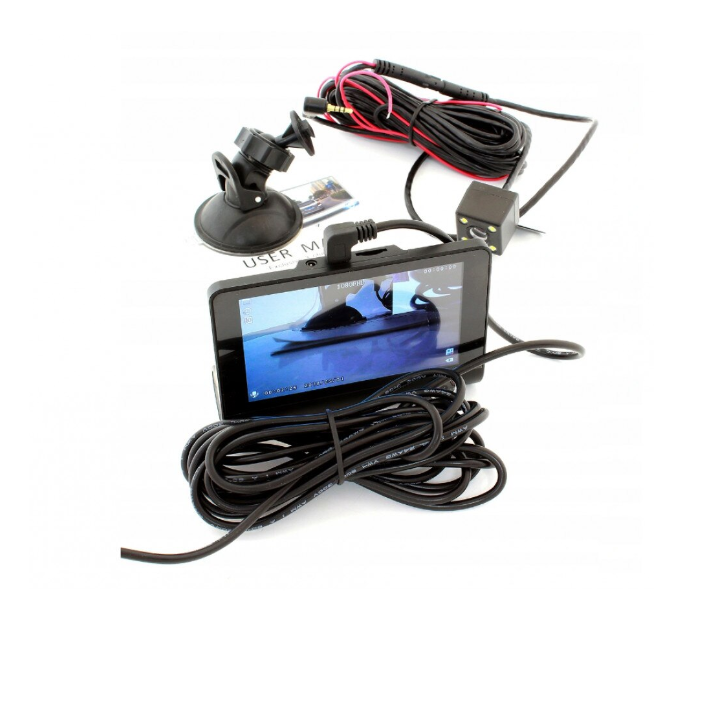 Camera Auto HD DVR Autoexpress cu Ecran si Camera Spate – Video Recorder pentru Masina