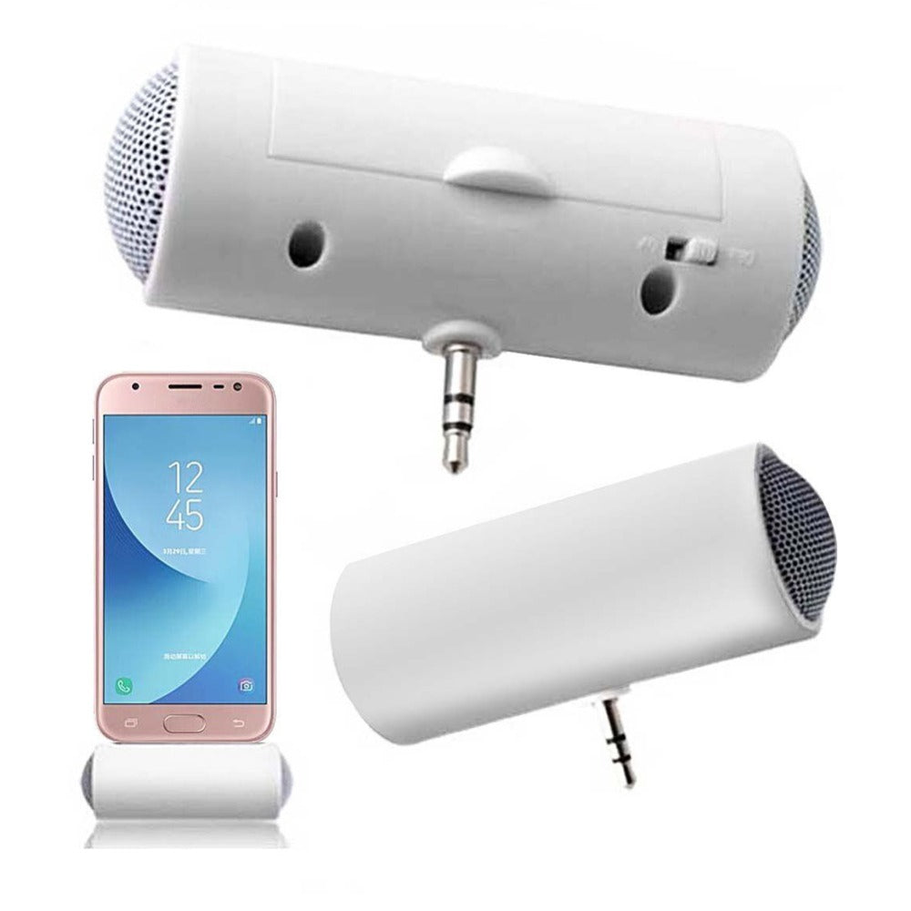 Boxa mini stereo portabila pentru telefon | Sunet clar si compact | Accesoriu audio ideal pentru calatorii, birou sau acasa