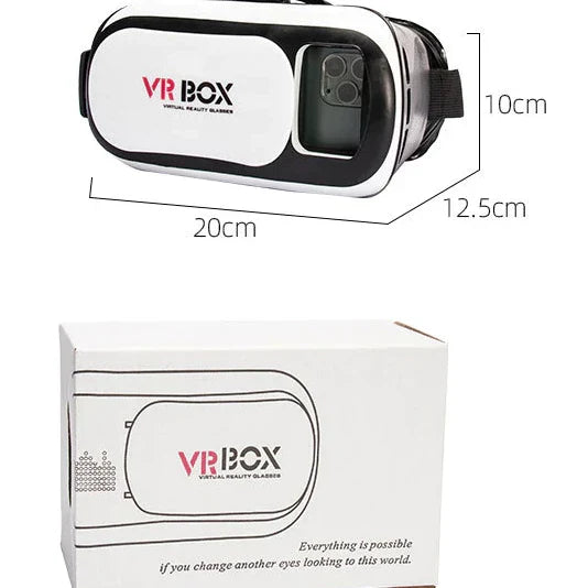 Ochelari VR pentru telefon cu lentile HD | Realitate virtuala compatibila Android si iPhone | Experienta 360 pentru filme si jocuri