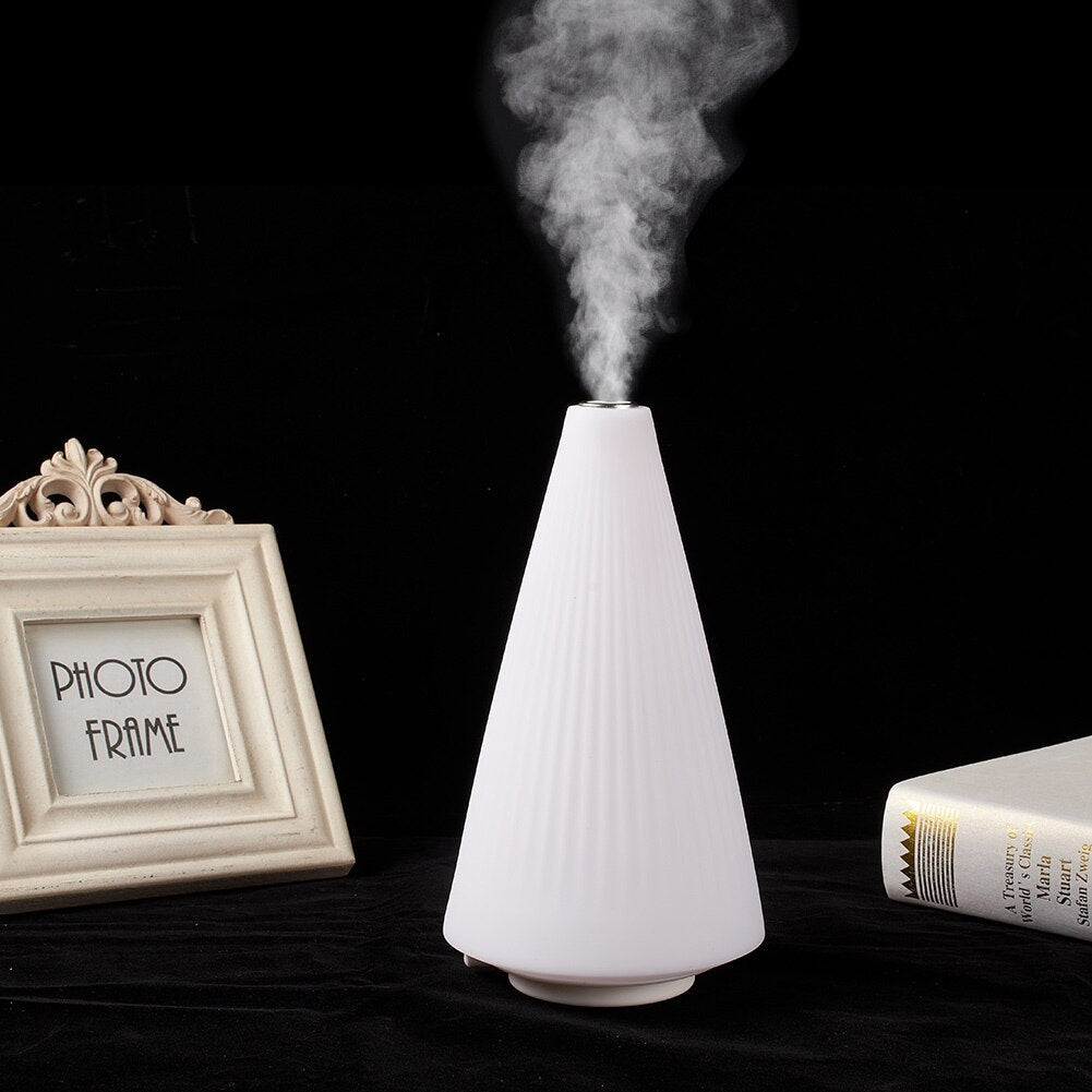 Umidificator LOUVER cu lampa integrata si control tactil | Design modern, silentios si usor de folosit | Ideal pentru casa si birou, 500ml