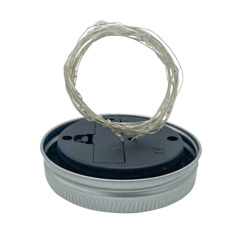 Lampa solara decorativa, tip borcan, cu incarcare solara si iluminare tip LED