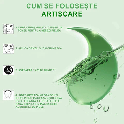 60 buc masti pentru ochi cu alge marine si colagen | Patch-uri anticearcane si antirid | Hidrateaza si reduce umflaturile ochilor