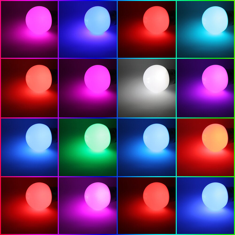 Bec cu LED, multitudine de culori, 9W, 1000 lm