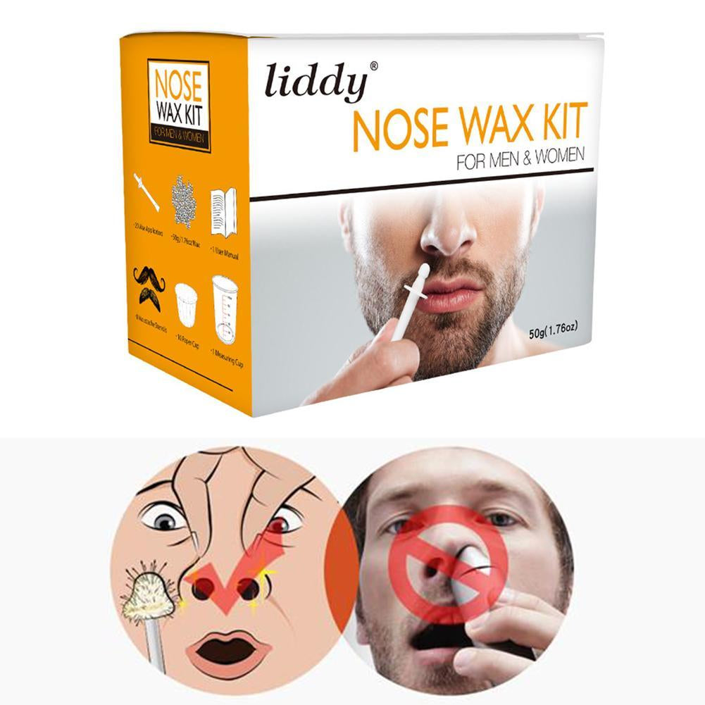 Kit pentru indepartarea parului din nas | Instrumente sigure si eficiente | Usor de folosit, design ergonomic, igienic si confortabil