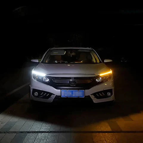 PROMOTIE: Fluier teava de esapament, pentru simularea sunetului turbo + SET 2x Benzi LED Secventiale pentru Faruri