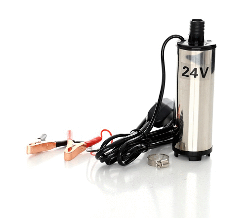 Pompa transfer lichide, combustibil sau uleiuri, putere 12L/minut, 12V, diametru 16mm, 8500 RPM