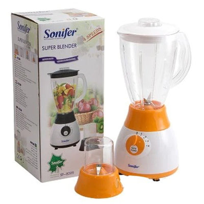 Blender electric 2 in 1 Sonifer SF-8009 300W 1.5L | Mixer multifunctional vase detasabile | Ustensila bucatarie, usor de curatat, design modern