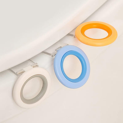 Set 2 ridicatoare capace WC autoadezive si igienice | Design pliabil universal | Usor de instalat, confort si igiena sporita