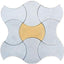 Matrita pavaj beton Model 1 – 49x49 cm | Forma neregulata piatra naturala | Turnare decorativa pentru curte si gradina DIY