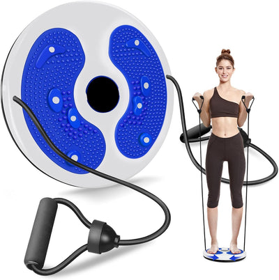 Disc rotativ pentru fitness, corzi elastice