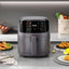 Friteuza Silver Crest, 2400W cu aer cald AirFryer, 8L
