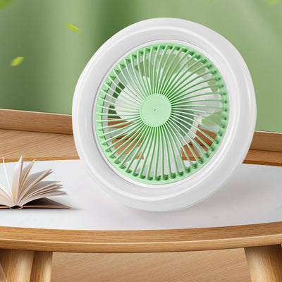 Ventilator tip lustra pentru tavan cu iluminare LED