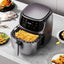 Friteuza Silver Crest, 2400W cu aer cald AirFryer, 8L