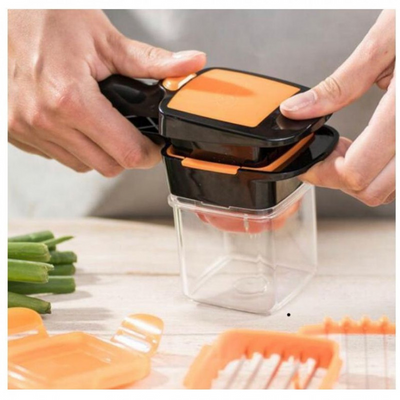 Tocator si feliator pentru fructe si legume, multifunctional 5 in 1