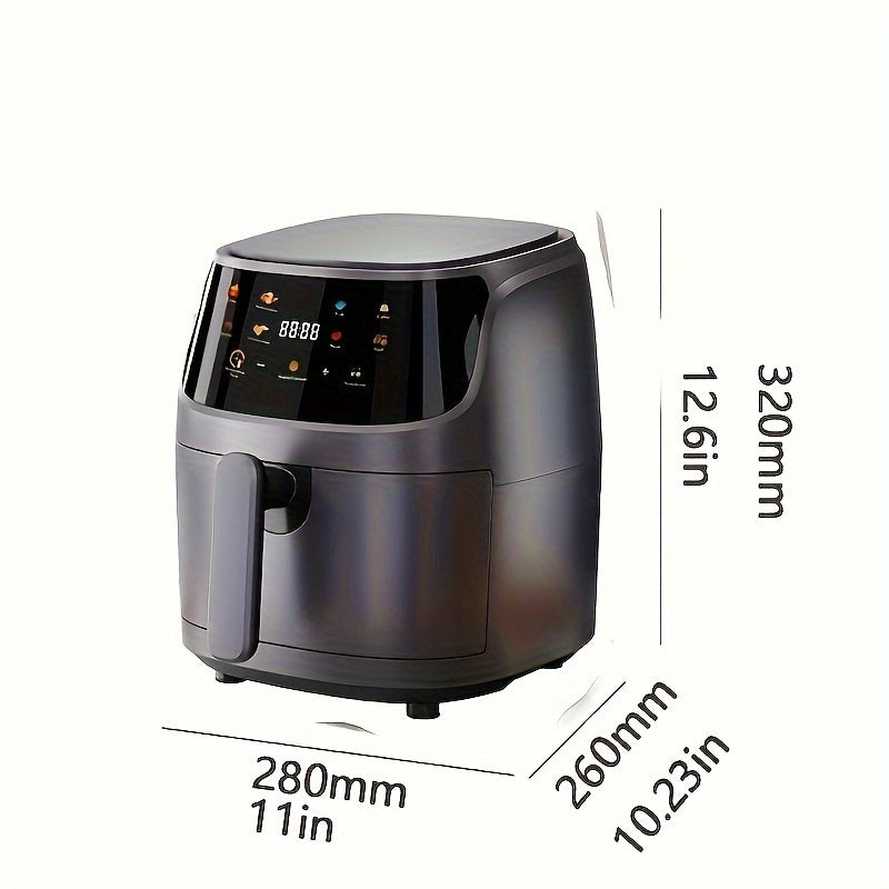 Friteuza Silver Crest, 2400W cu aer cald AirFryer, 8L