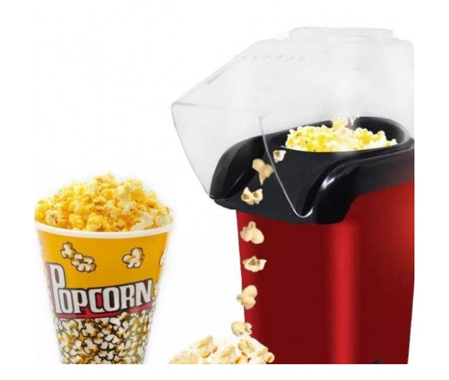 Aparat de facut popcorn fara ulei, aer cald, sistem antialunecare, 1200W