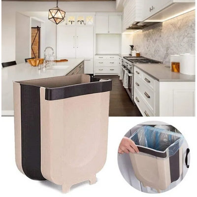 Cos de gunoi pliabil multifunctional | Ideal auto, casa, camping | Usor de transportat, capacitate mare, design compact si rezistent