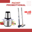 PACHET PROMOTIONAL | Tocator electric, cu vas din inox + Mop Rotativ 360°