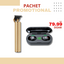 PACHET PROMOTIONAL | Aparat de tuns profesional + Casti Wireless inteligente