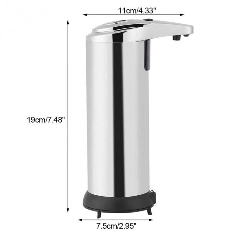 Dozator de sapun electric, cu senzor infrarosu, din inox