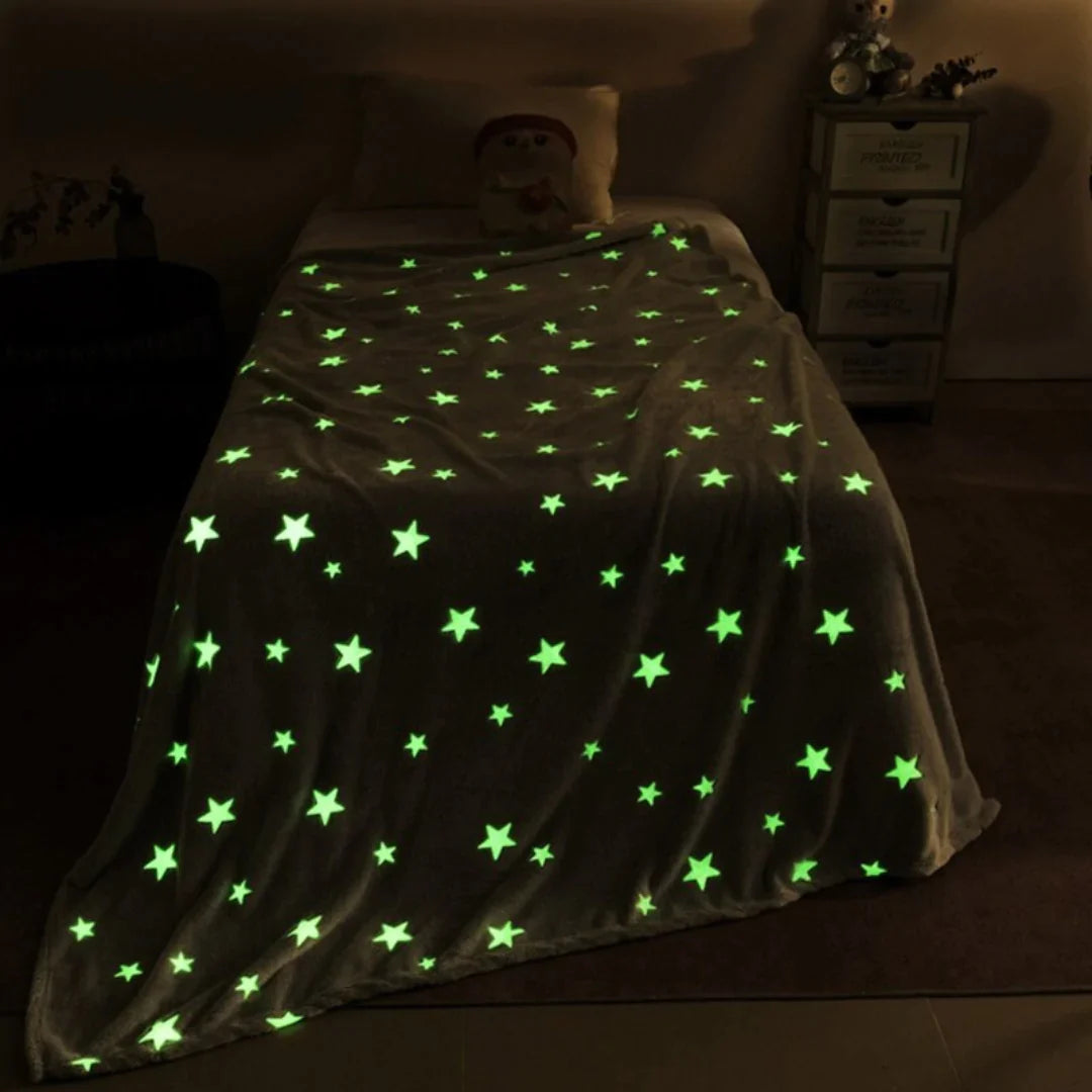 Patura pufoasa fosforescenta, cu model stele