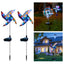 Set 2 lampi solare gradina 75x23cm model morisca RGB LP-0072 | Iluminat colorat exterior | Rezistente la apa, design decorativ si modern