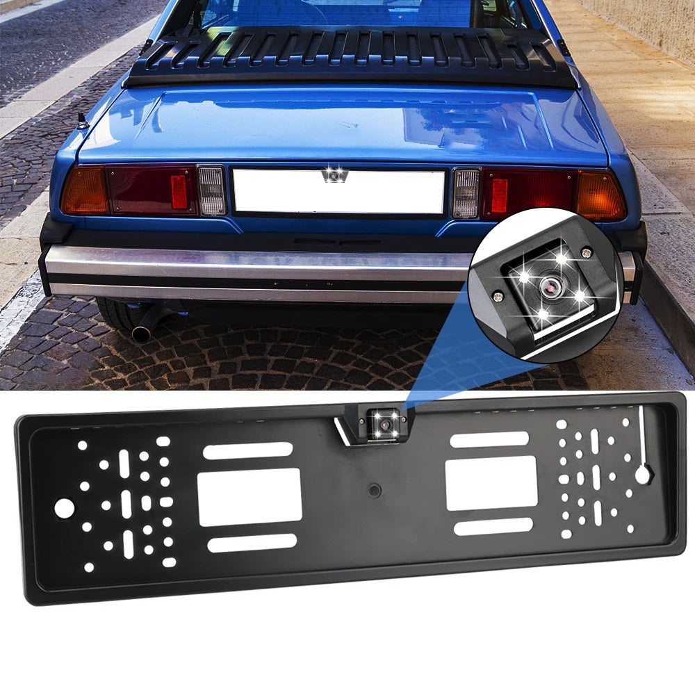 Camera video marsarier cu infrarosu cu suport numar auto inclus