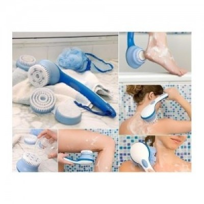 Perie rotativa pentru curatare si masaj sub dus