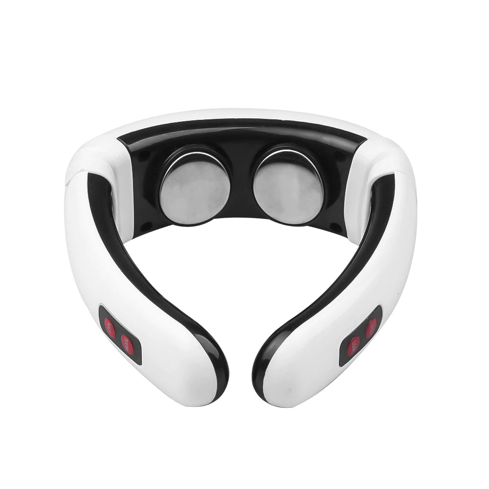 Aparat pentru masajul gatului, functie de incalzire