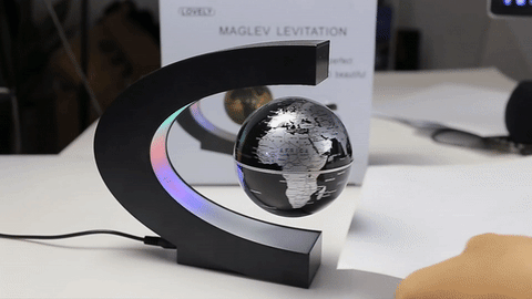 Decoratiune glob magnetic plutitor GlobeLight