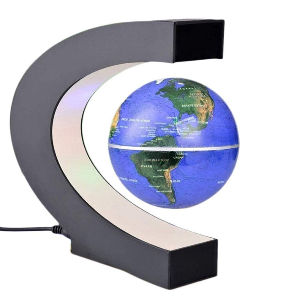 Decoratiune glob magnetic plutitor GlobeLight
