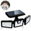Proiector solar LED cu 3 capete LP-0008