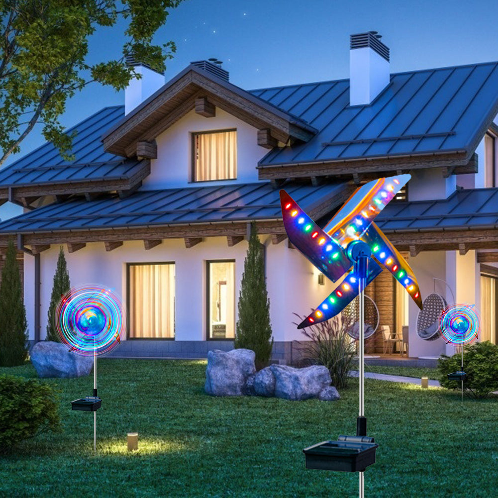 Set 2 lampi solare gradina 75x23cm model morisca RGB LP-0072 | Iluminat colorat exterior | Rezistente la apa, design decorativ si modern