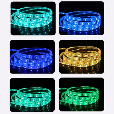 SET 2x Banda LED RGB - Lungime 2x5M=10M banda pentru iluminat