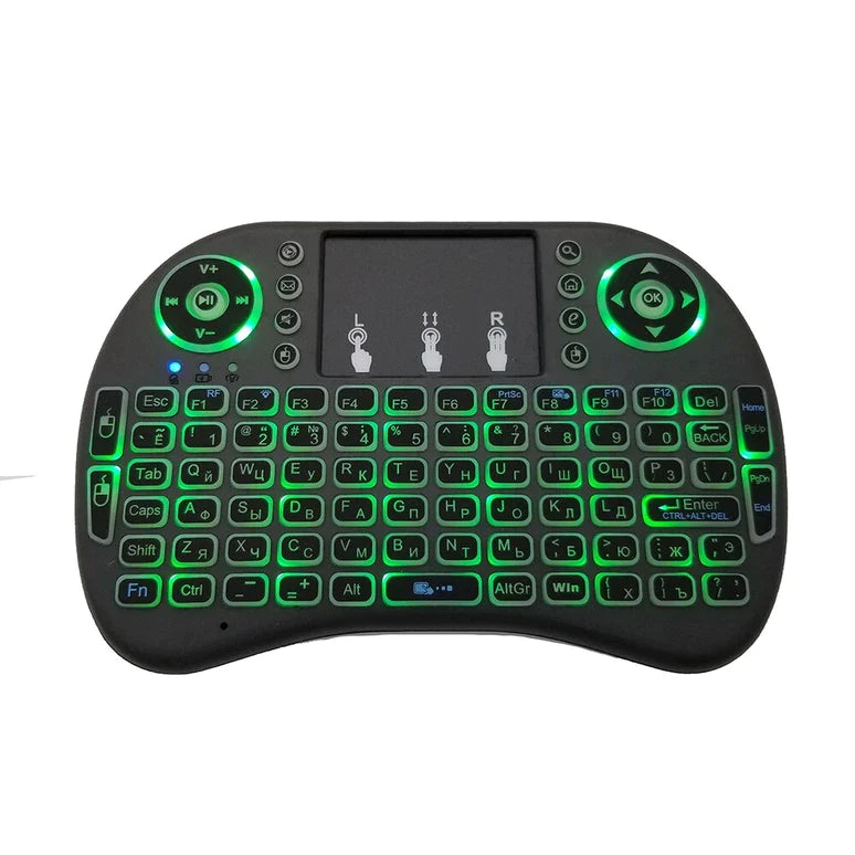 Tastatura mini wireless 3 in 1 compatibila Smart TV | Control usor si rapid | Design compact, ergonomic si portabil
