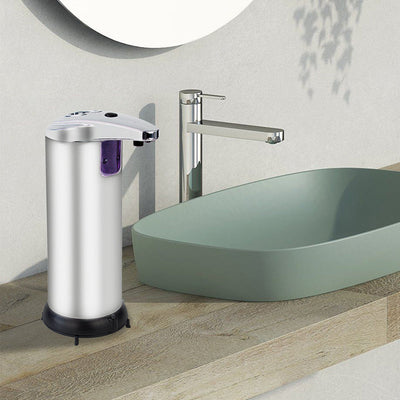 Dozator de sapun electric, cu senzor infrarosu, din inox