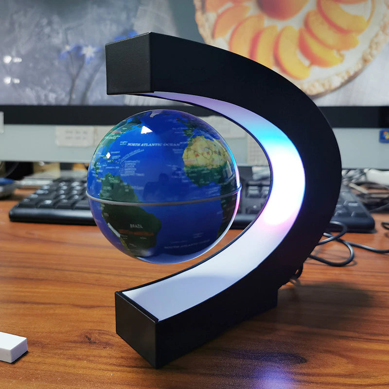 Decoratiune glob magnetic plutitor GlobeLight