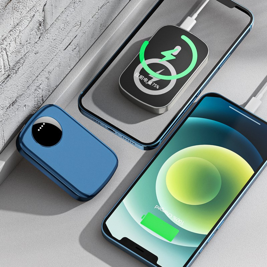 Baterie externa wireless magnetica 5.000 mAh