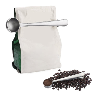 Lingura dozare cafea si alimente cu clema integrata | Usor de folosit si depozitat | Material durabil, design practic pentru bucatarie