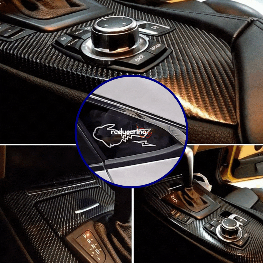 2+1 Banda Adeziva Carbon pentru Protectie si Tuning Auto, 3metri x 10centimetri