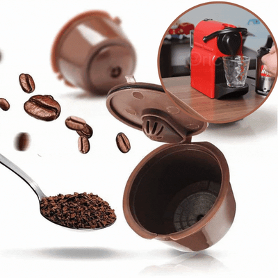 SET 6x Capsule cafea reincarcabile, Compatibile cu orice aparat cu capsule